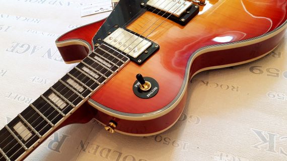 Электрогитара Gibson Les Paul Custom Sun Chery Burst China | Зображення 4
