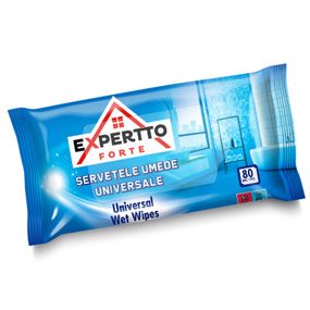Влажные салфетки EXPERTTO FORTE для уборки Универсальные 80 шт