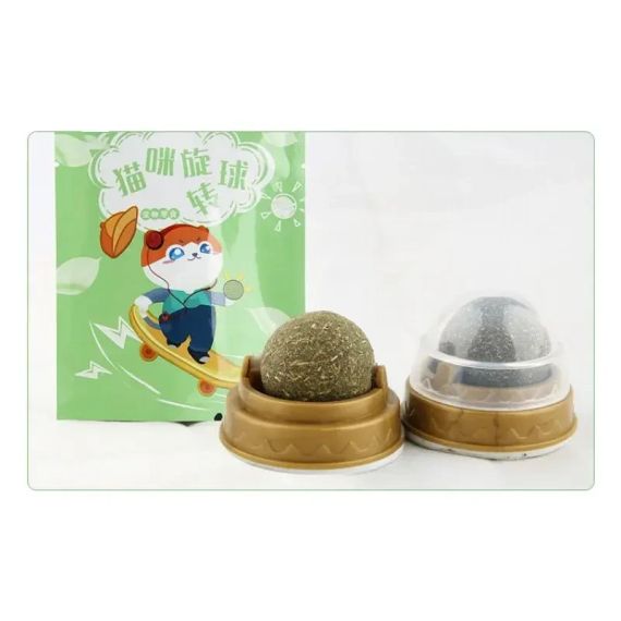 Кошачья игрушка для кошек мятный шарик кошачий леденец | Зображення 2