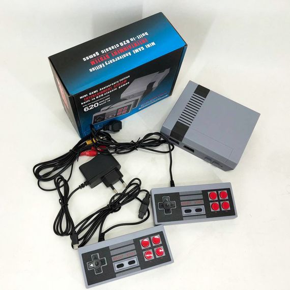 Ігрова приставка GAME NES 620 / 7724 два джойстики 620 вбудованих ігор BC-696 8bit Av-Вихід | Зображення 8