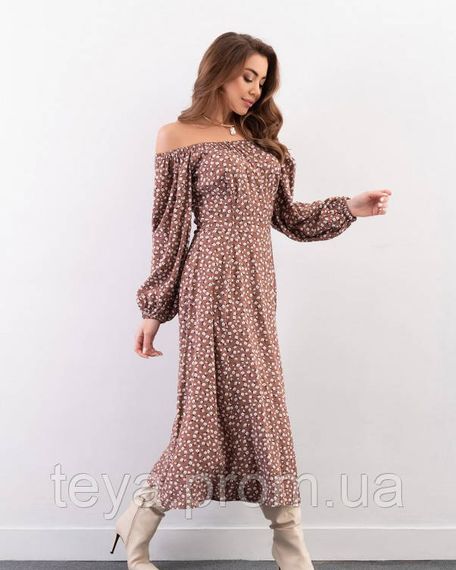 Платье для женщин цвет коричневый размер L FI_009008 | Зображення 1