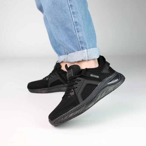 Кросівки чоловічі 591608 Чорні 41 42 43 44 45 | Зображення 9