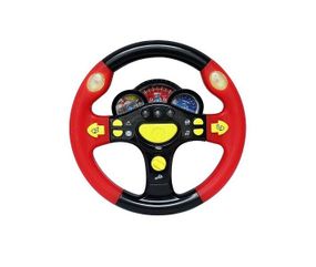 Кермо музичне 7044 UK LimoToy українська мова, музика, світло (6903113678019) Червоний