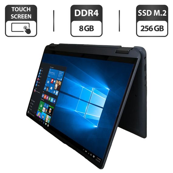 Ноутбук-трансформер Б-класс Lenovo IdeaPad Flex 5 14IAU7 / 14" (1920x1080) IPS Touch / Intel Core i5-1235U (10 (12) ядер по 3.3 - 4.4 GHz) / 8 GB DDR4 / 256 GB SSD M.2 / Intel Iris Xe Graphics / WebCam / Fingerprint б/у