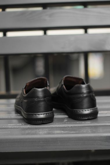 Елегантні чорні туфлі без шнурівки – твій комфорт у кожному кроці 44 розмір | Зображення 2