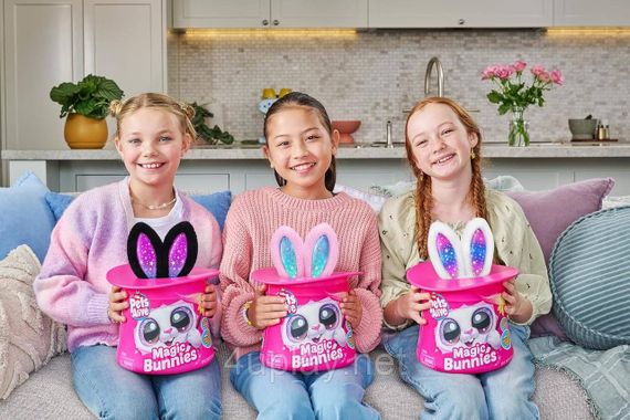 Интерактивный игровой набор Кролик волшебник белый Оригинал Pets Alive Magic Bunnies Pearl | Зображення 4