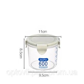 Контейнер-чаша герметичний 0,6л з кришкою