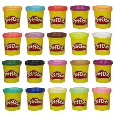 Набір для творчості Hasbro Play-Doh Пластилин 20 баночек (A7924) | Зображення 1