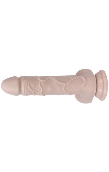 Фалоімітатор Beast Sexy silicone dildo колір світла шкіра Sex Aura | Зображення 2