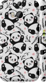 Чохол на HTC One M8 dual sim Панди "4318m-55-2448"