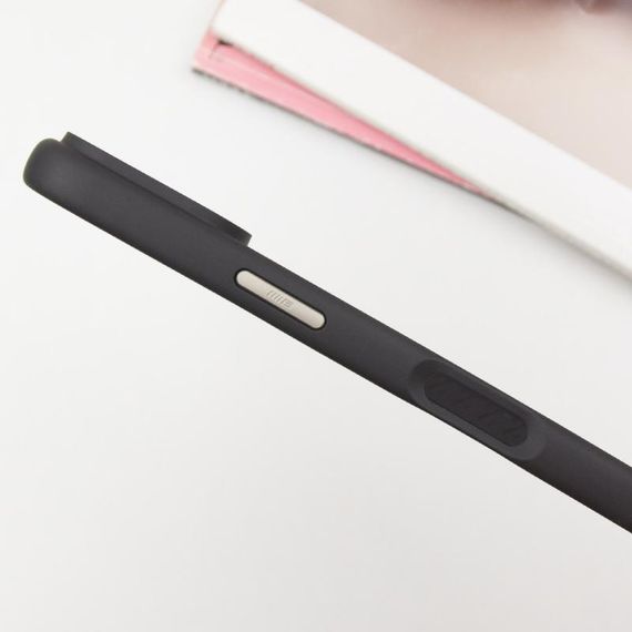 TPU+PC чехол Blueo Skin Friendly Frosted with MagSafe для Apple iPhone 16 Pro Max (6.9") Черный | Зображення 4