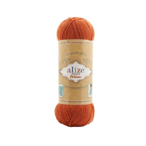 Alize Artisan Superwash, рижий 433