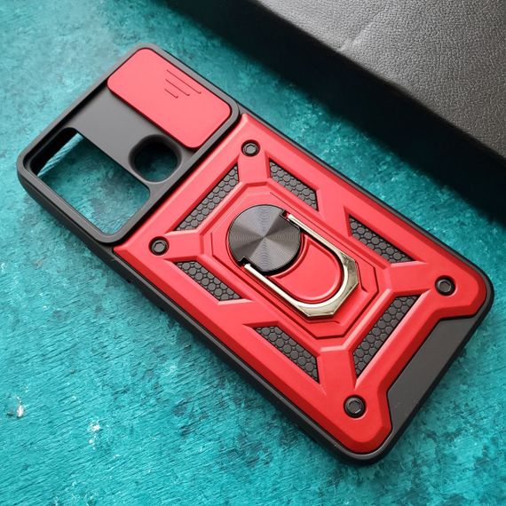 Чохол Defender з захистом камери для Infinix Hot 20i колір Червоний | Зображення 1