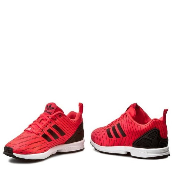 Кроссовки мужские adidas ZX Flux S75528 (красные с черным, повседневные, текстильный верх, бренд адидас) | Зображення 1