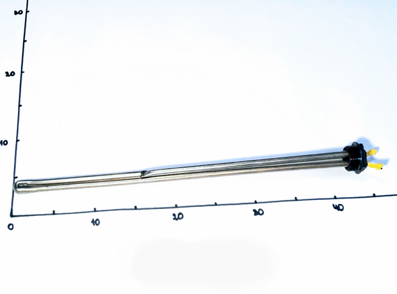 Тэн для радиатора 1200W с левой резьбой 1" (Украина) | Зображення 1