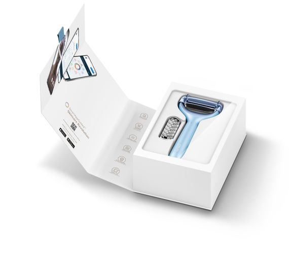 Електронний ролер для обличчя та тіла з мікроголками GESKE MicroNeedle Face&Body Roller 8в1 aquamarine | Зображення 8