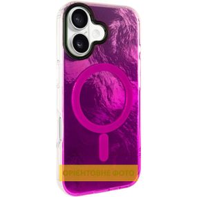 Чехол TPU Shiny Mountain (MagFit) для Apple iPhone 17 (6.3") Pink