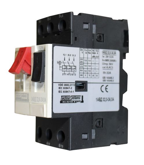 Автоматичний вимикач 1АВД 32-24А захисту двигуна 220V 10.5kW / 400V 14.5kW Ny95505039 | Зображення 1