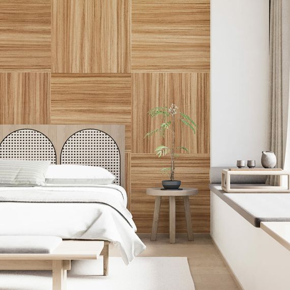 Декоративна ПВХ плита під дерево 600*600*3mm (S) SW-00001624 | Зображення 5