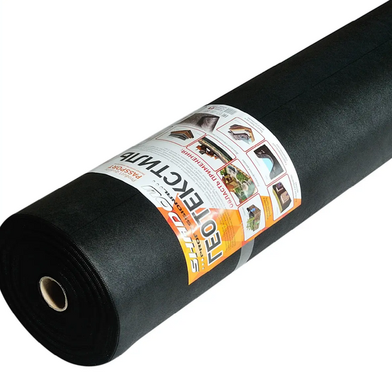 Геотекстиль (110 г/м2) 1.6м*50м чорний геотекстиль для саду | Зображення 6