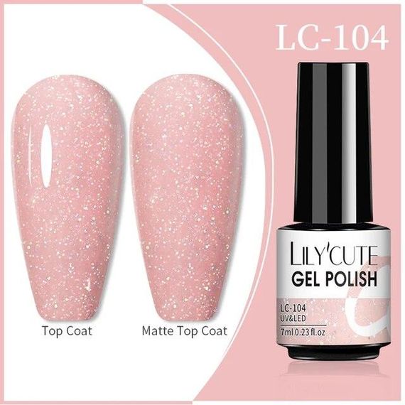 Гель-лак LILYCUTE Soak-Off UV/LED 7 мл LC-104
