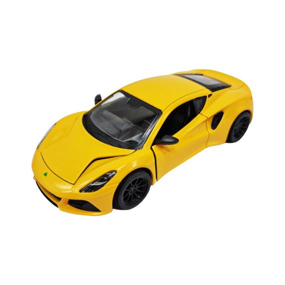 Інерційна машинка Lotus Emira Kinsmart KT5441W металева, 13 см Жовтий