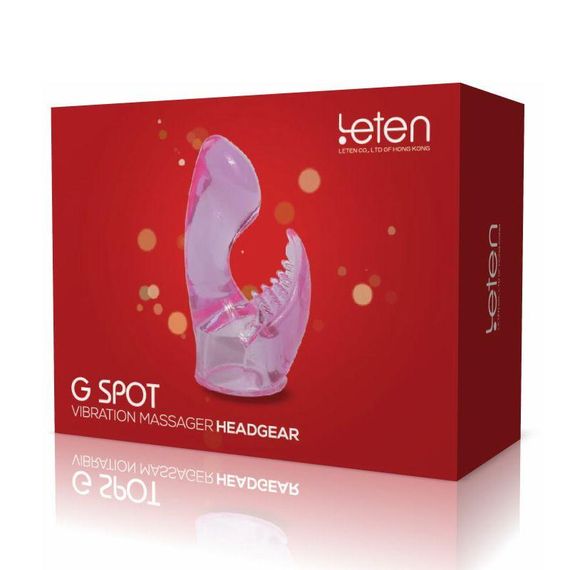 Насадка для вібромасажера Leten G SPOT HEADGEAR - 4 (42 x 100 мм) | Зображення 1