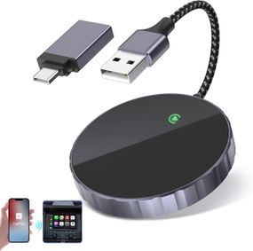 Бездротовий адаптер CarPlay Plug & Play, перетворення дротового Карплей для iPhone iOS 10+ для авто з 2015 року