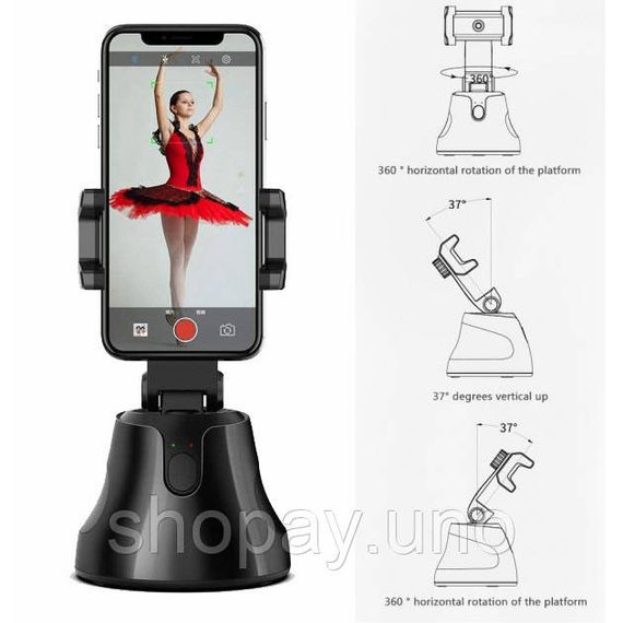 Смарт тримач смартфона Apai SMART 360 ° з датчиком відстеження руху розумний штатив для блогерів | Зображення 4