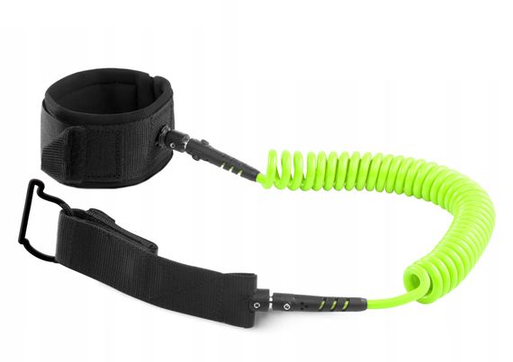 Ліш страхувальний для дошки TSUNAMI SUP-Leash Black/Green (P-5907739316479)