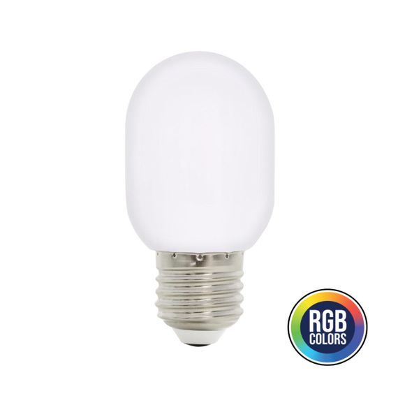 001-087-0001 LED лампа COMFORT 1W E27 35Lm 220-240V RGB Horoz