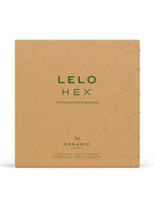 Презервативи LELO HEX Condoms Organic 36 Pack, тонкі та суперміцні Sex Aura