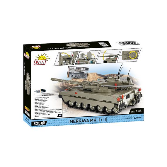 Конструктор Cobi Танк Меркава Mk 1, 825 деталей (COBI-2621) | Зображення 8