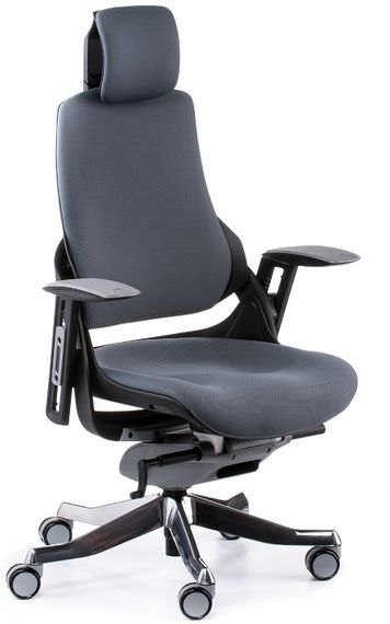 Крісло офісне Wau slatеgrеy fabric з регулюванням хитання Tilt tеnsion, Tilt Lock control