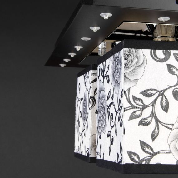 Люстра потолочная с подсветкой смарт LED E14 40W BK (BKL-624C/4) | Зображення 8