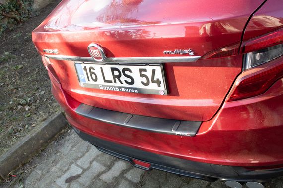 Накладка на задній бампер EuroCap (Sedan, ABS) для Fiat Tipo 2016-2024 рр | Зображення 8