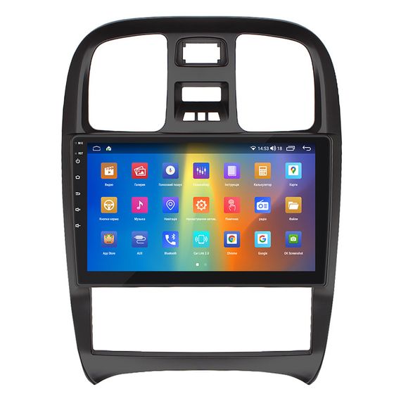 Штатная магнитола 9" Lesko для Hyundai Sonata IV (EF) Рестайлинг 2001-2012 2/32Gb CarPlay 4G Wi-Fi GPS Prime | Зображення 1