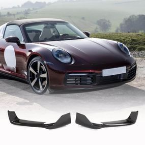 Накладки на передній бампер Flap (для Carrera 4 S 4S, Карбон) для Porsche 911 2018- рр