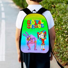 Рюкзак детский Цифровой Цирк "Amazing Digital Circus" 34х27 см,ранец городской для мальчика (00467)