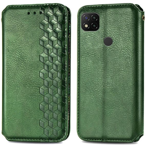 Кожаный чехол книжка GETMAN Cubic (PU) для Xiaomi Redmi 9C | Зображення 4