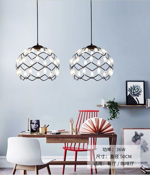 Люстра світлодіодна підвісна LED світильник для квартири на стелю лед 26282 Чорний 65-250х50х50 см. | Зображення 1