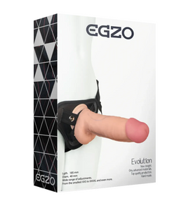 Страпон жіночий EGZO Evolution STR005 (20 см х 4,8 см) sexstyle