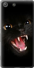 Чехол на Sony Xperia M5 E5633 Чёрная кошка "932u-217-17620"
