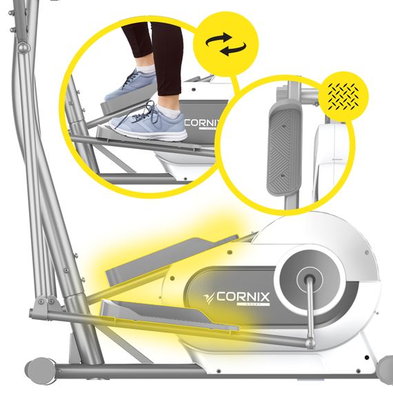 Орбітрек електромагнітний Cornix Fiona White/Grey | Зображення 7