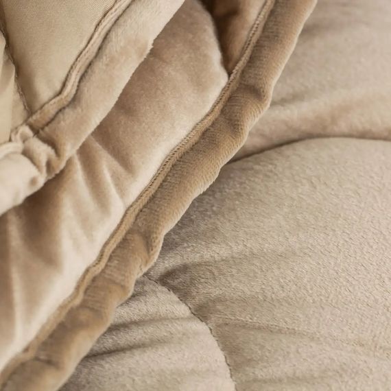 Ковдра полуторна ТЕП VELOUR Золотий беж 1-04870_34480 150х210 см бежевий | Зображення 4