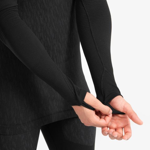 Термофутболка з довгими рукавами Keepdry для дорослих чорна - XL. | Зображення 6
