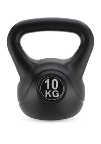 Гиря вінілова Gymtek 10кг чорний
