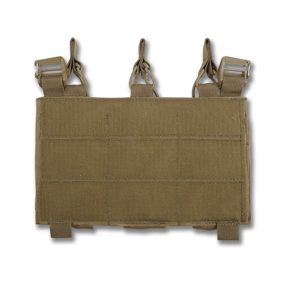 Съемная передняя панель к плитоноске с подсумками под 3 магазина койот | Зображення 2