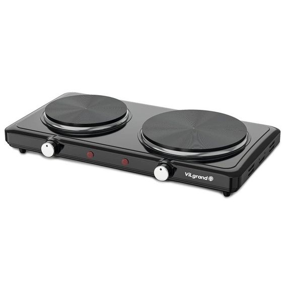 Настільна плита VILGRAND VHP182F Black 2500Вт | Зображення 1