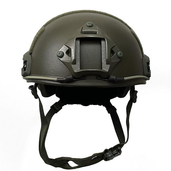 Шлем тактический FAST NIJ IIIA баллистический кевларовый Олива  Ranger Green | Зображення 1